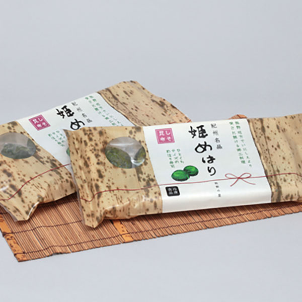 写真:紀州姫めはり寿司(しそ昆布)